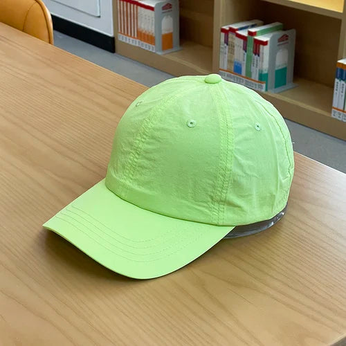 Sparkling Style Quick-Drying Baseball Hat Men and Women Outdoor Running Internet Hot Casual Spring Outing Peaked Cap Women