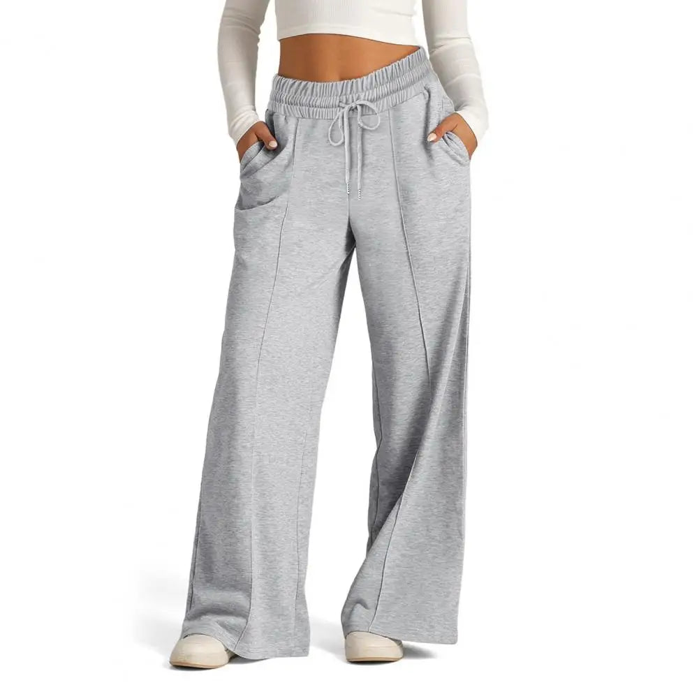 Yoga Straight Leg Sweatpant Straight Leg Women's Loose Tracksuit Pants Wide Leg Outdoor Gym Runing Casual Tracksuit Pants