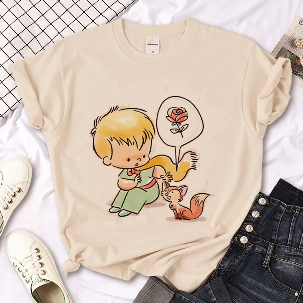 the Little Prince Tee women harajuku tshirt girl 2000s clothing