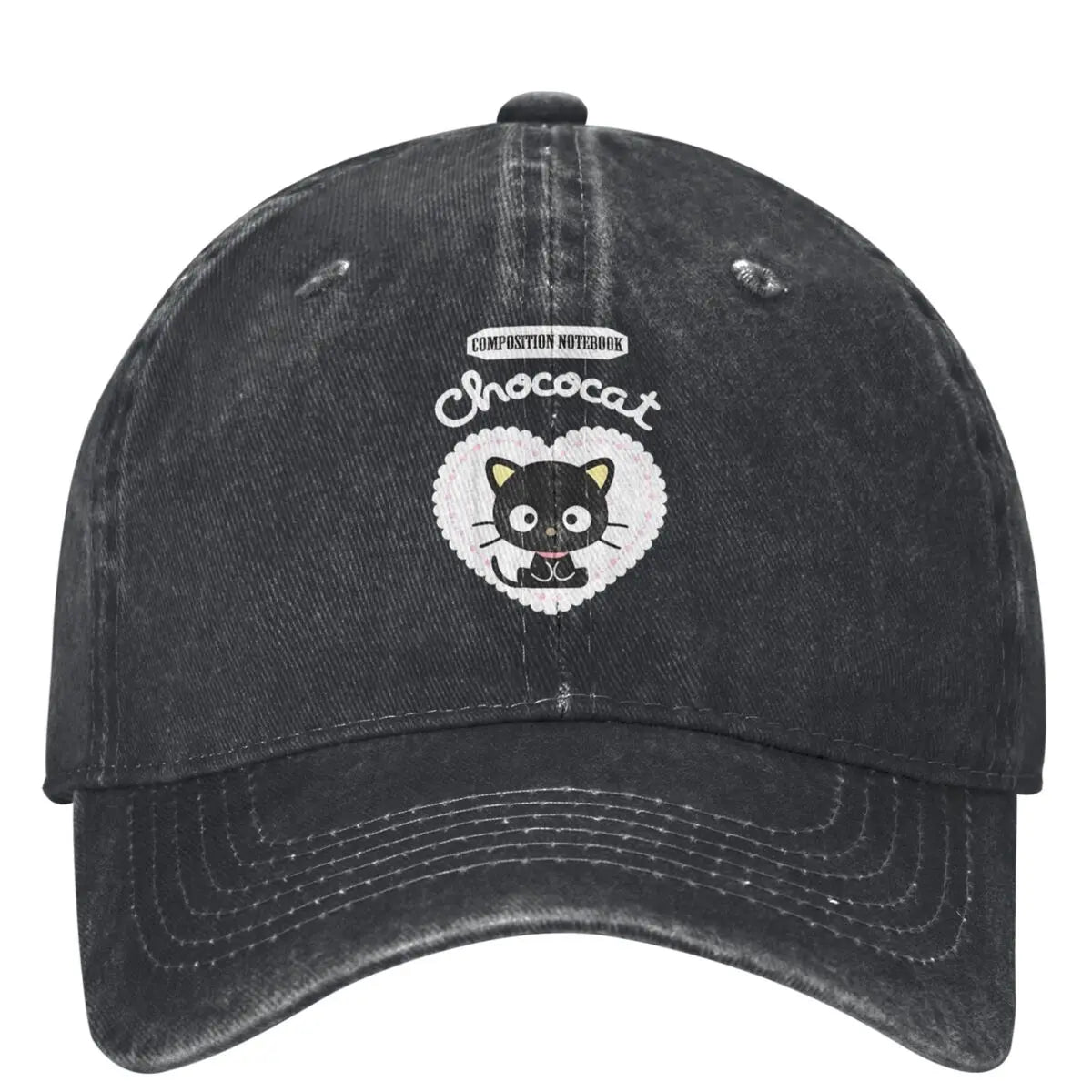 Chococat Sweet Valentine Baseball Cap Hello Kitty Streetwear Women Men Trucker Hat Sun Visors Running Hippie Baseball Caps Gift