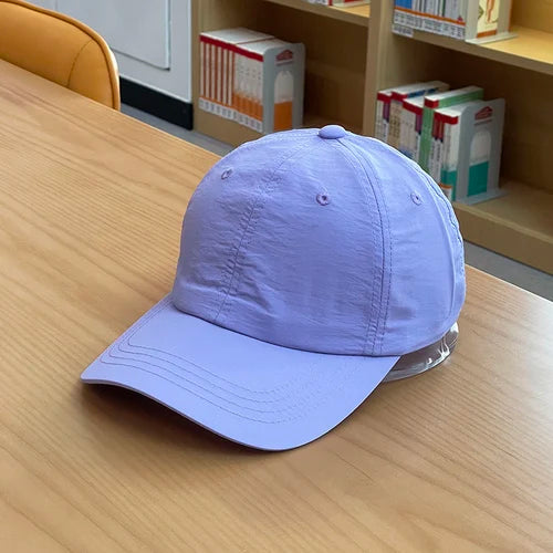 Sparkling Style Quick-Drying Baseball Hat Men and Women Outdoor Running Internet Hot Casual Spring Outing Peaked Cap Women