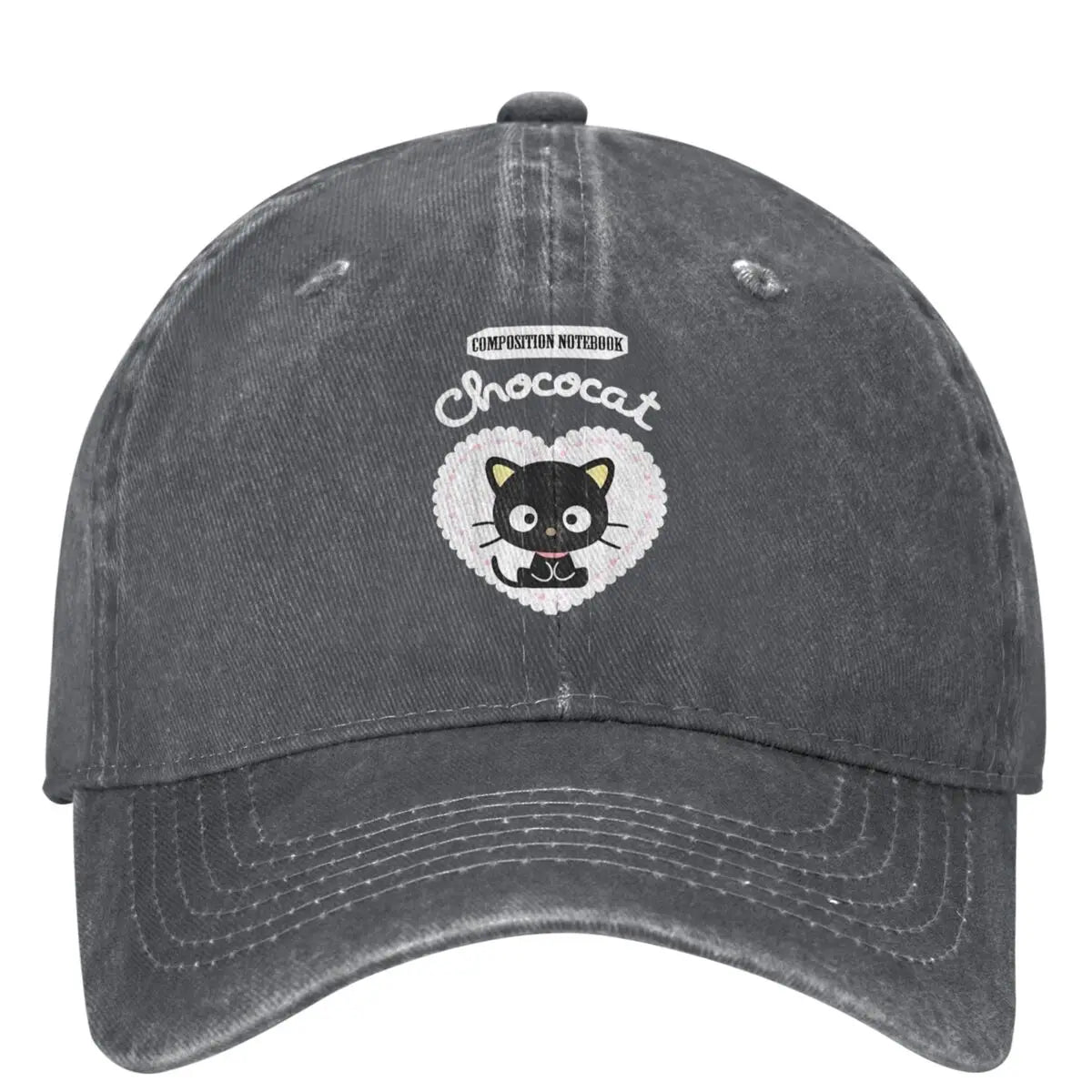 Chococat Sweet Valentine Baseball Cap Hello Kitty Streetwear Women Men Trucker Hat Sun Visors Running Hippie Baseball Caps Gift