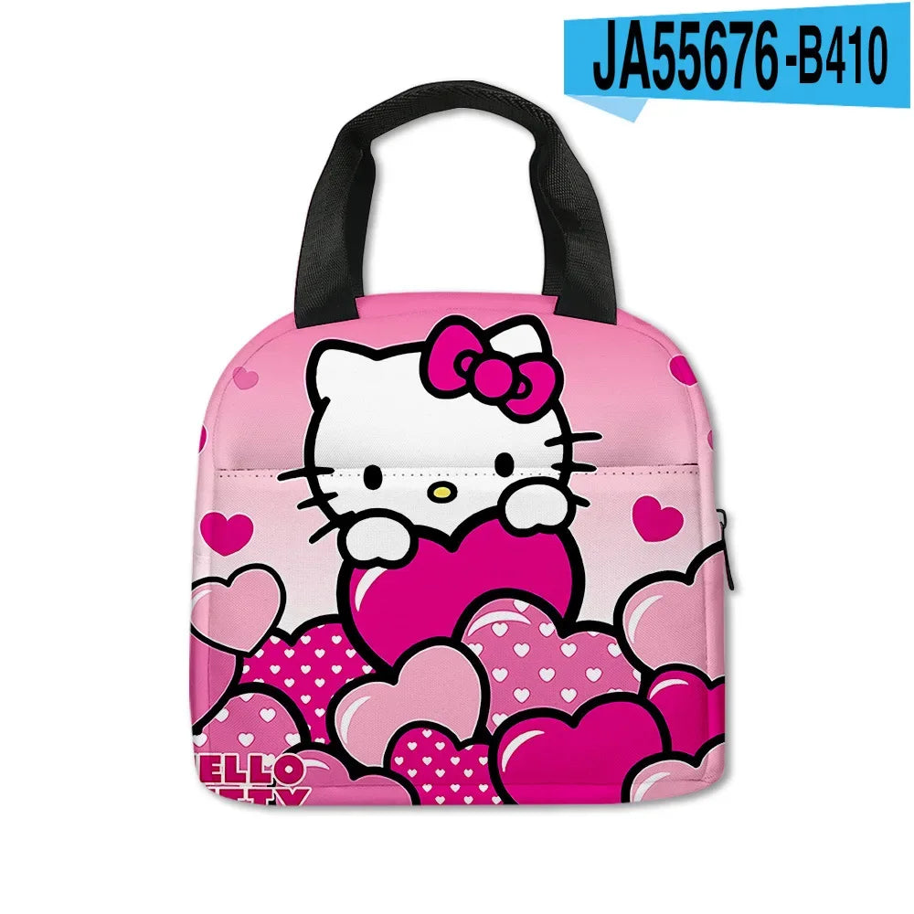 HelloKitty Kuromi Backpack Cute Elementary School Student Junior High School Cartoon School Bag Mochila  Cartoon Backpack