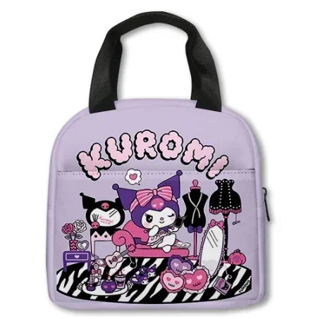 HelloKitty Kuromi Backpack Cute Elementary School Student Junior High School Cartoon School Bag Mochila  Cartoon Backpack