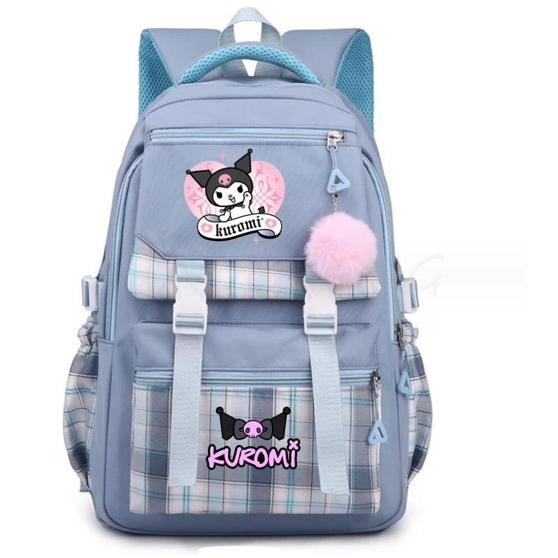 Backpack Lovely Kuromi Melody Women Laptop Computer Large Capacity School Backpacks for Girls Teenage Packsack 4 Color Gift