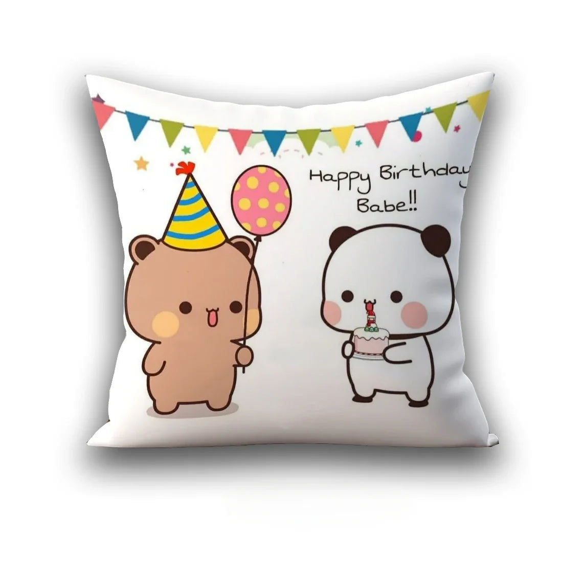 Bubu Dudu Pillow Cover Birthday Wedding Gifts 45x45 Cushions Covers Dakimakura Throw Pillows Square Pillowcase Cute