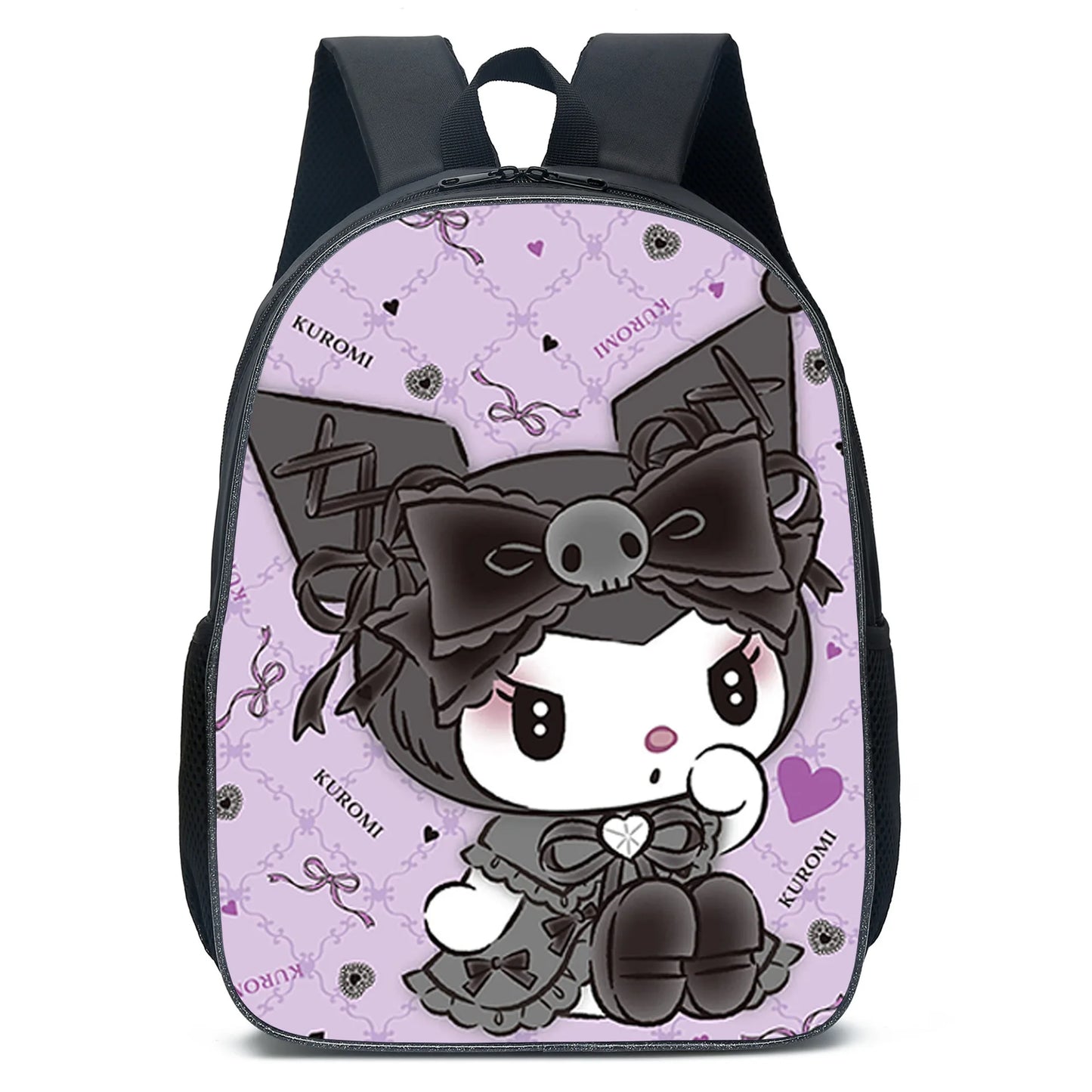 MINISO Kuromi Melody Joint Peripheral Backpack Female Cute Elementary School Students Junior High School Bag Mochila