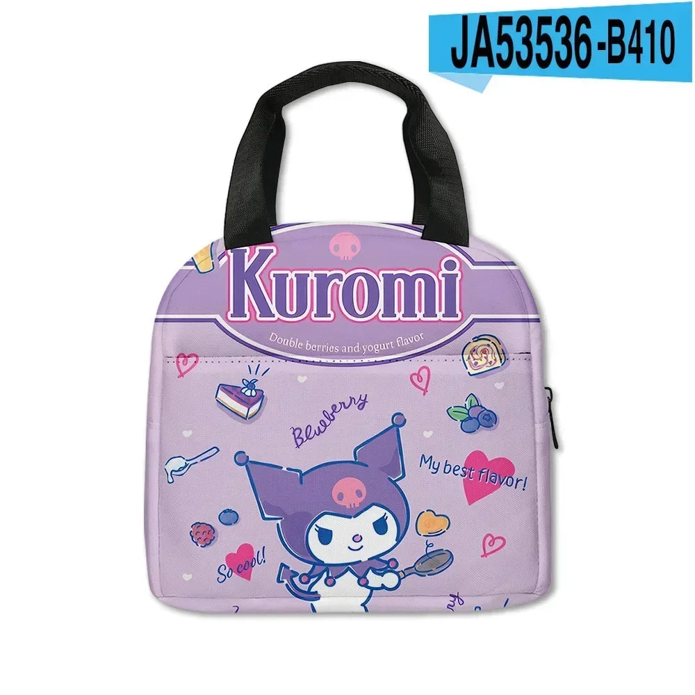 HelloKitty Kuromi Backpack Cute Elementary School Student Junior High School Cartoon School Bag Mochila  Cartoon Backpack