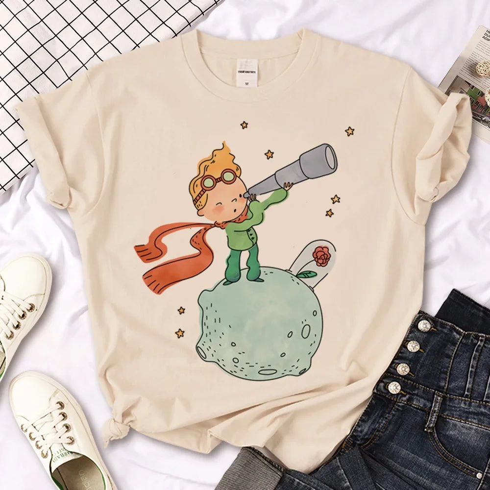 the Little Prince Tee women harajuku tshirt girl 2000s clothing