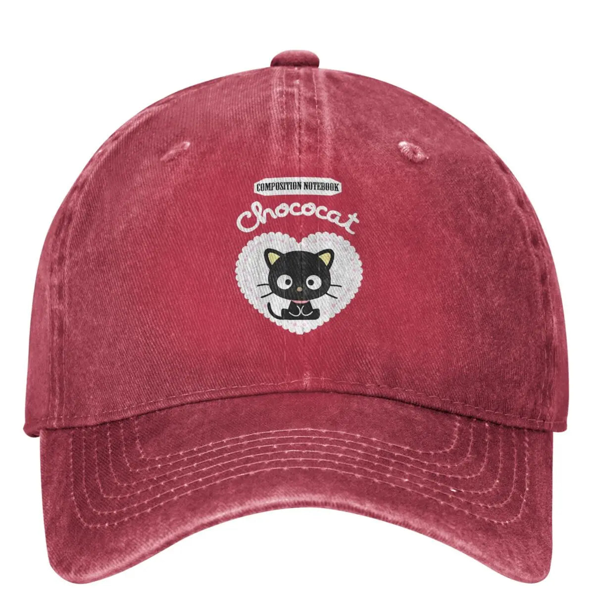 Chococat Sweet Valentine Baseball Cap Hello Kitty Streetwear Women Men Trucker Hat Sun Visors Running Hippie Baseball Caps Gift