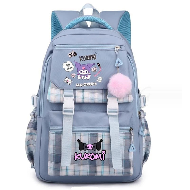 Backpack Lovely Kuromi Melody Women Laptop Computer Large Capacity School Backpacks for Girls Teenage Packsack 4 Color Gift