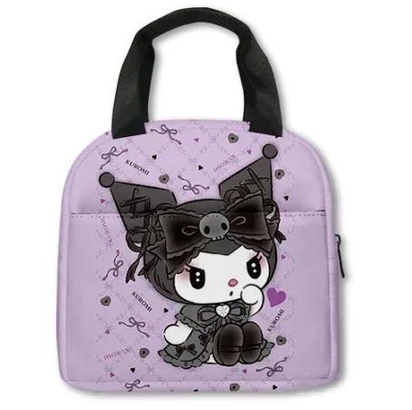 HelloKitty Kuromi Backpack Cute Elementary School Student Junior High School Cartoon School Bag Mochila  Cartoon Backpack