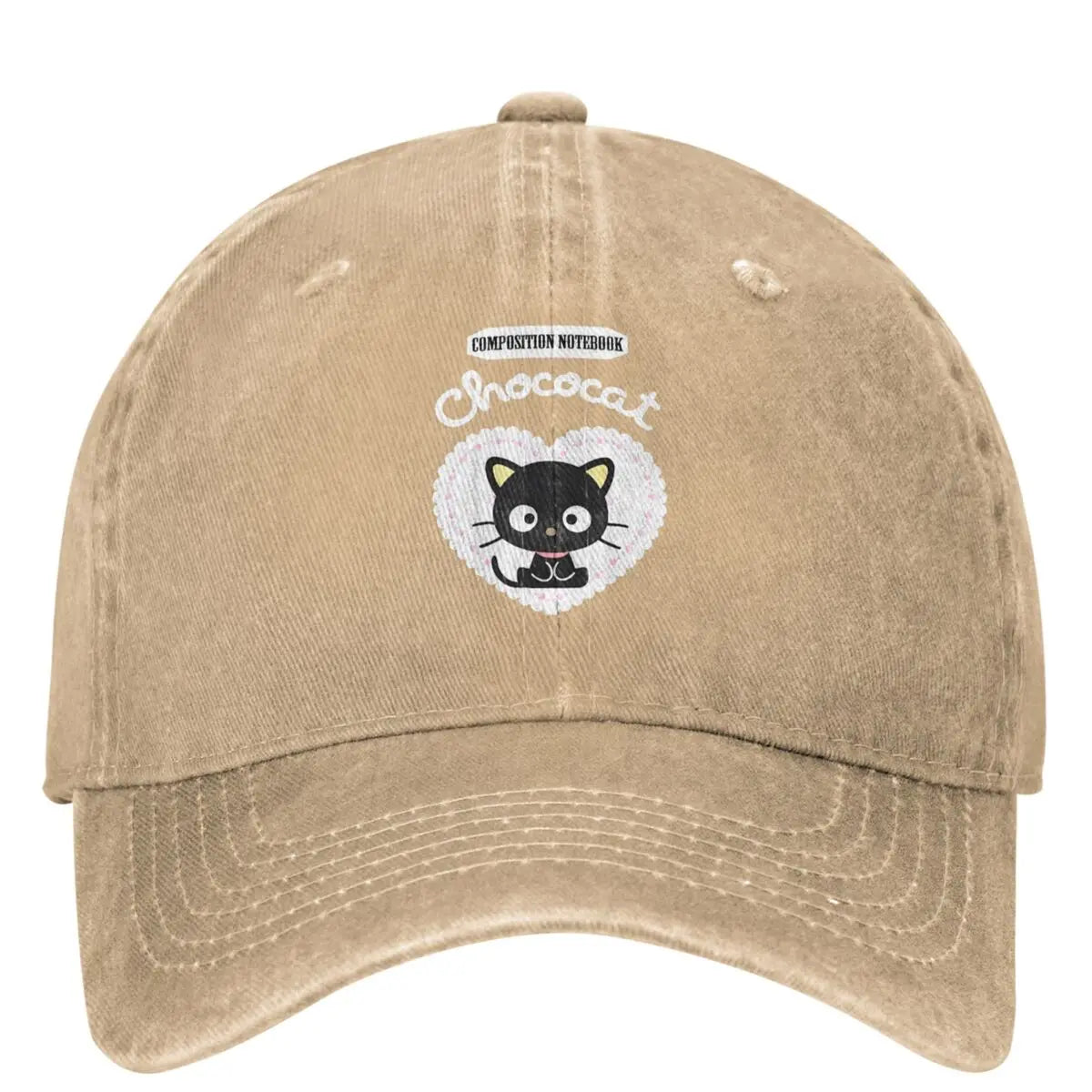 Chococat Sweet Valentine Baseball Cap Hello Kitty Streetwear Women Men Trucker Hat Sun Visors Running Hippie Baseball Caps Gift