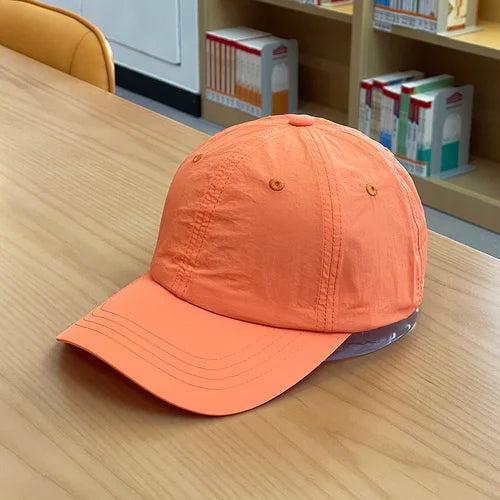 Sparkling Style Quick-Drying Baseball Hat Men and Women Outdoor Running Internet Hot Casual Spring Outing Peaked Cap Women