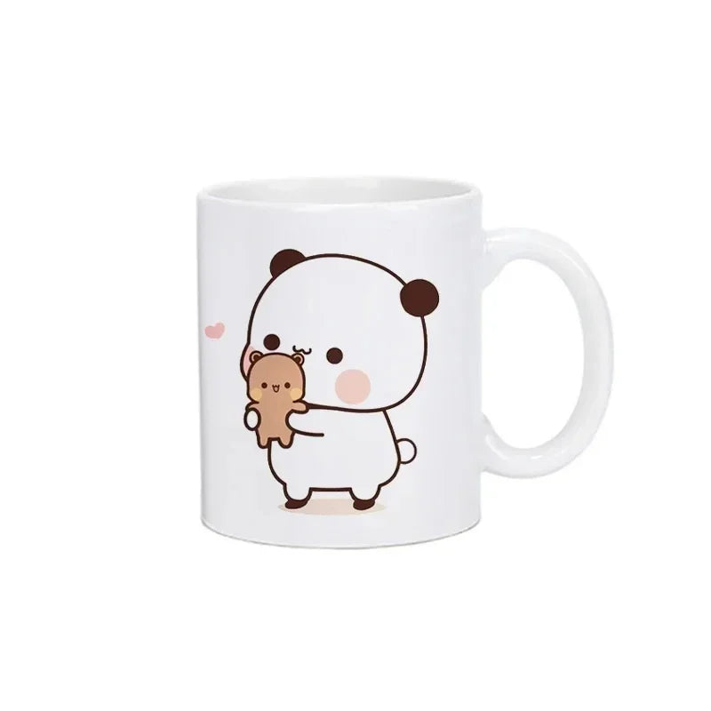 Panda Bear Bubu Dudu Coffee Milk Mugs Mocha Cat Couple Mug Kawaii Cups Original Free Shipping Drinkware Friend's Birthday Gift