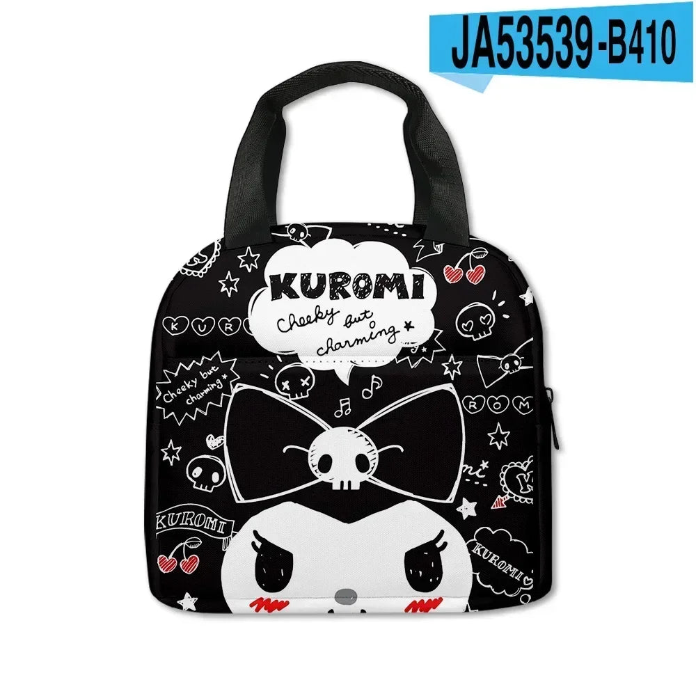 HelloKitty Kuromi Backpack Cute Elementary School Student Junior High School Cartoon School Bag Mochila  Cartoon Backpack