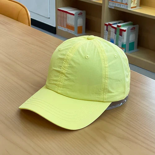 Sparkling Style Quick-Drying Baseball Hat Men and Women Outdoor Running Internet Hot Casual Spring Outing Peaked Cap Women