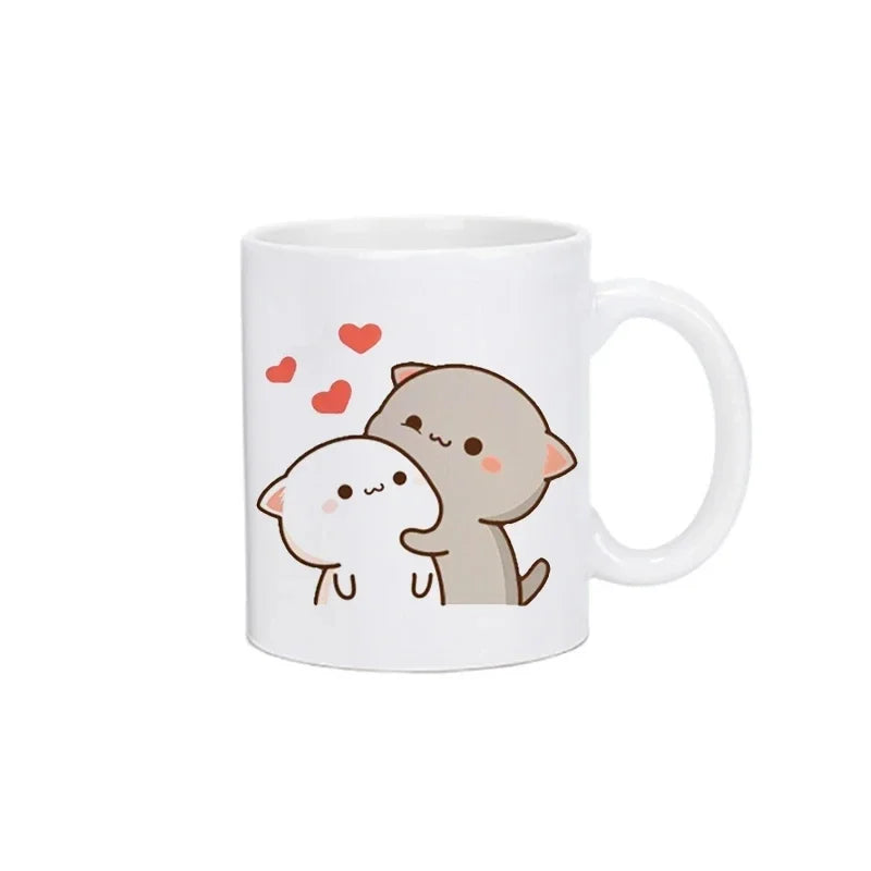 Panda Bear Bubu Dudu Coffee Milk Mugs Mocha Cat Couple Mug Kawaii Cups Original Free Shipping Drinkware Friend's Birthday Gift