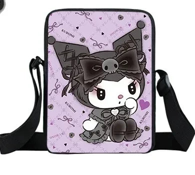 HelloKitty Kuromi Backpack Cute Elementary School Student Junior High School Cartoon School Bag Mochila  Cartoon Backpack