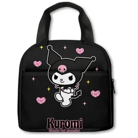 HelloKitty Kuromi Backpack Cute Elementary School Student Junior High School Cartoon School Bag Mochila  Cartoon Backpack