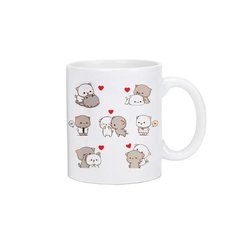 Panda Bear Bubu Dudu Coffee Milk Mugs Mocha Cat Couple Mug Kawaii Cups Original Free Shipping Drinkware Friend's Birthday Gift