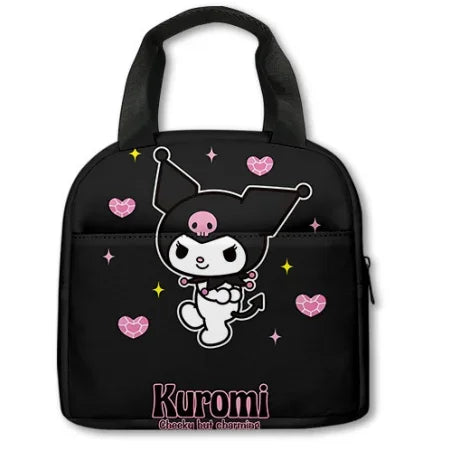 MINISO Kuromi Melody Joint Peripheral Backpack Female Cute Elementary School Students Junior High School Bag Mochila