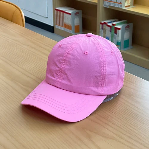 Sparkling Style Quick-Drying Baseball Hat Men and Women Outdoor Running Internet Hot Casual Spring Outing Peaked Cap Women