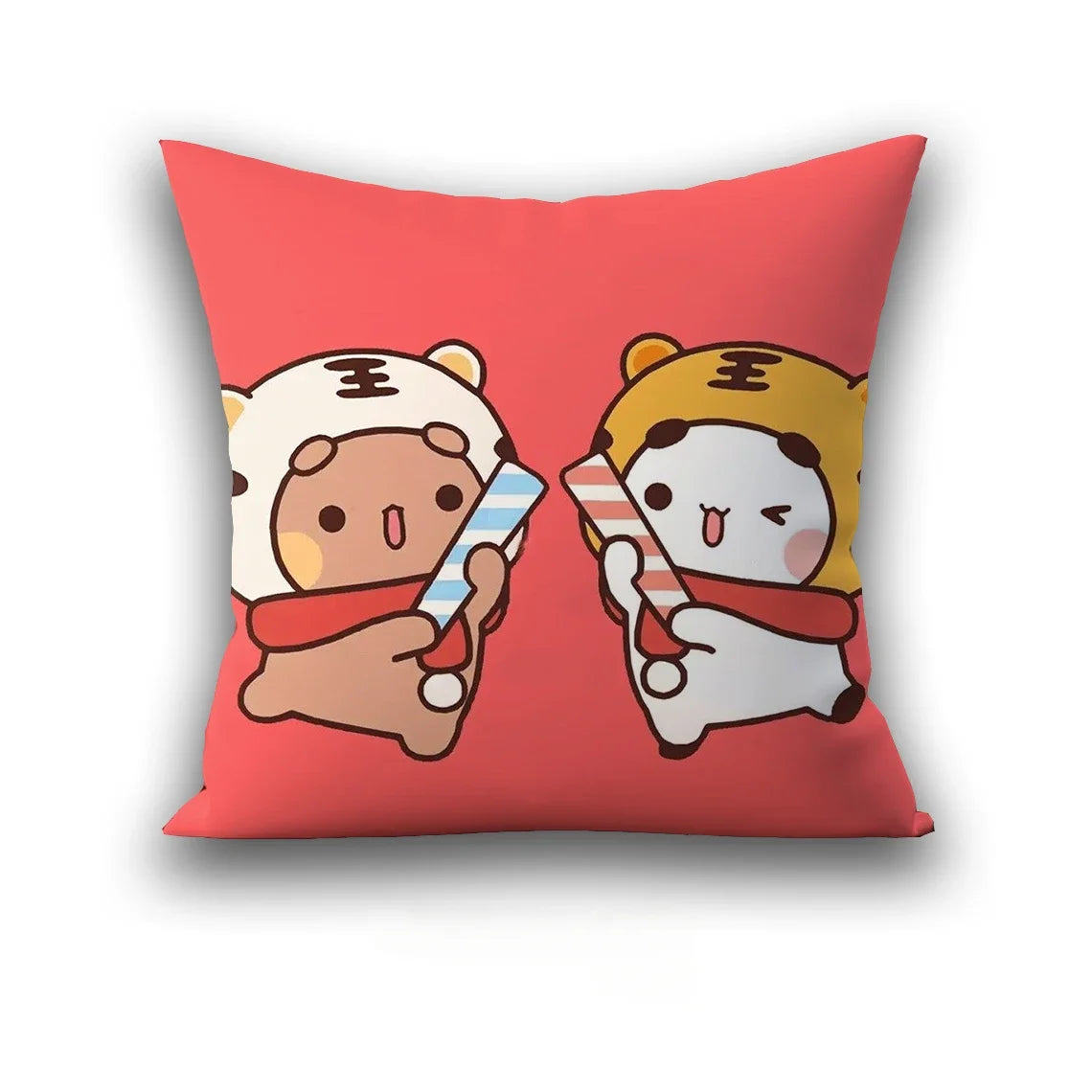 Bubu Dudu Pillow Cover Birthday Wedding Gifts 45x45 Cushions Covers Dakimakura Throw Pillows Square Pillowcase Cute