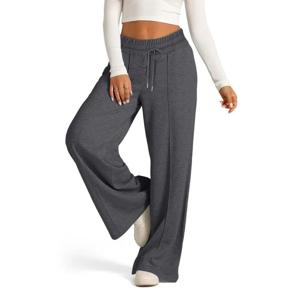 Yoga Straight Leg Sweatpant Straight Leg Women's Loose Tracksuit Pants Wide Leg Outdoor Gym Runing Casual Tracksuit Pants