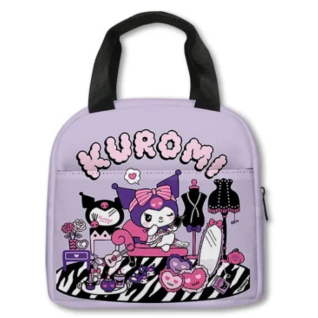 MINISO Kuromi Melody Joint Peripheral Backpack Female Cute Elementary School Students Junior High School Bag Mochila