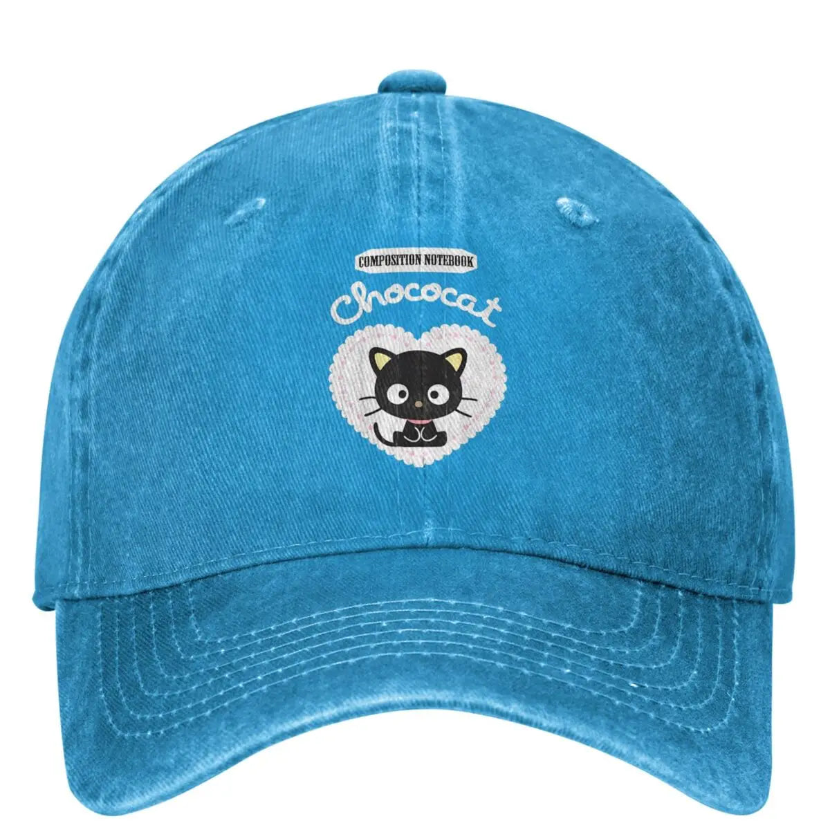 Chococat Sweet Valentine Baseball Cap Hello Kitty Streetwear Women Men Trucker Hat Sun Visors Running Hippie Baseball Caps Gift